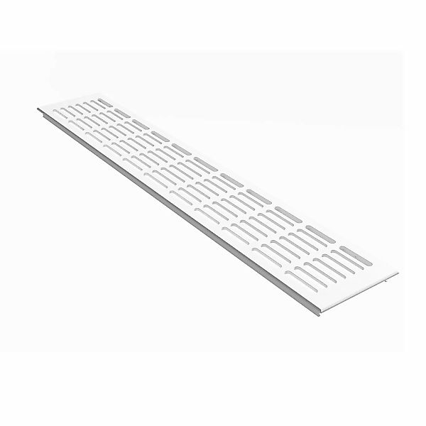 MS Beschläge Lüftungsgitter 100 x 200 mm Weiß RAL 9016 günstig online kaufen