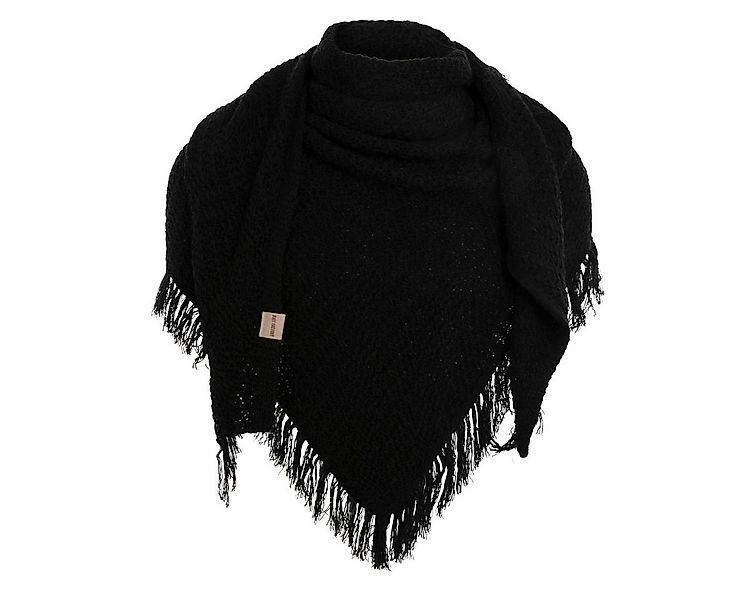 Knit Factory Strickschal Amber Dreiecksschal Schwarz, (1-St), Schal Halstuc günstig online kaufen