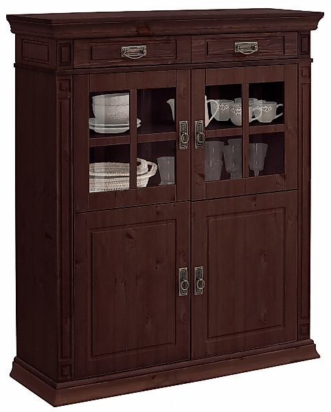 Home affaire Highboard "Vinales", Vitrine, Breite 112 cm günstig online kaufen
