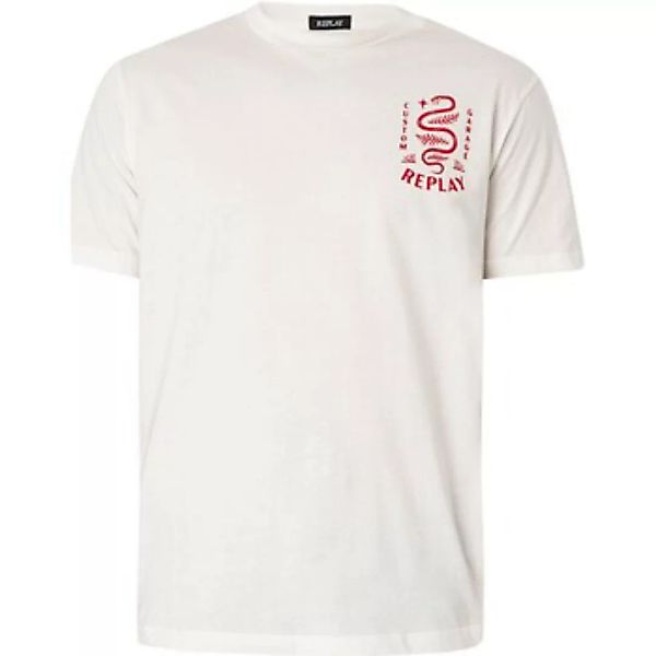 Replay  T-Shirt T-Shirt mit grafischem Logo auf der Rückseite günstig online kaufen