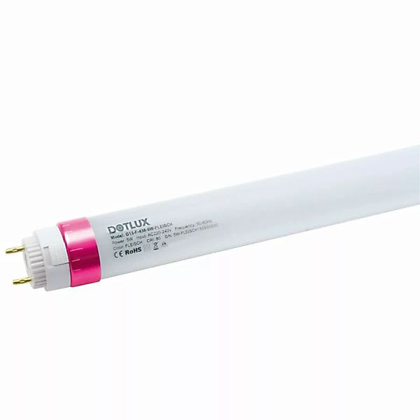 DOTLUX LED-Roehre LUMENPLUS 120cm 15W Fleischfarbe gefrostet drehbare Endka günstig online kaufen