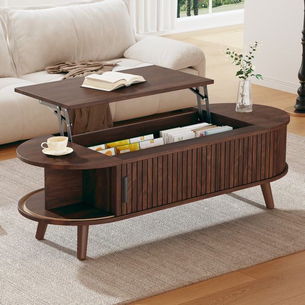 Merax Couchtisch anhebbarer Sofatisch mit Liftfunktion günstig online kaufen