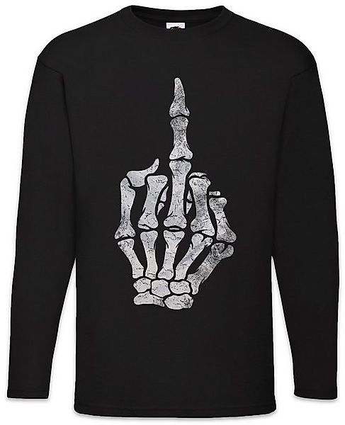 Urban Backwoods Langarmshirt Skeleton Middle Finger Langarm T-Shirt kelett günstig online kaufen