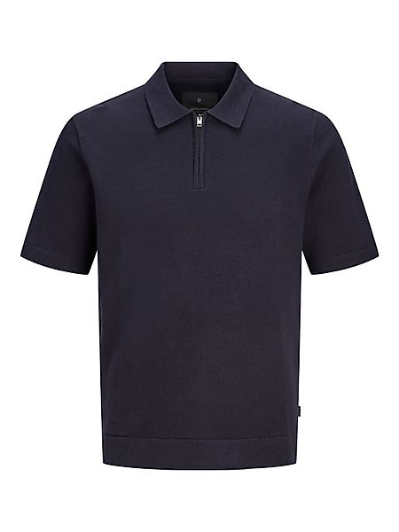 Jack & Jones Herren Poloshirt JPRBLAMILANO SPRING KNIT ZIP - Regular Fit günstig online kaufen