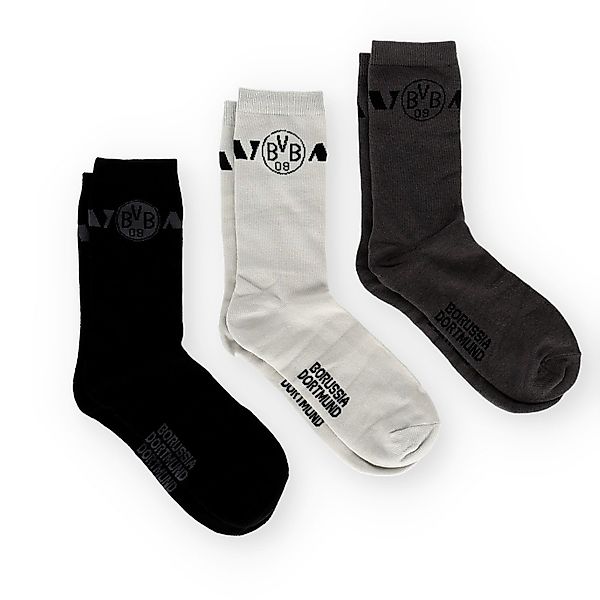 BVB Freizeitsocken BVB 3er Socken Geschenkset günstig online kaufen