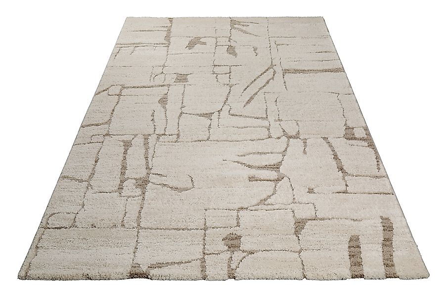 Wecon home "Nils" rechteckig 18 mm Höhe Gewebt, Hoch-Tief, pflegeleicht, ab günstig online kaufen