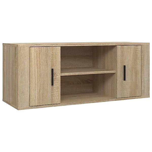 vidaXL TV-Schrank Sonoma-Eiche 100x35x40 cm Holzwerkstoff 823094 günstig online kaufen