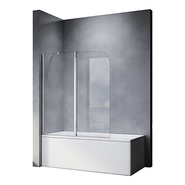 SONNI Badewannenaufsatz Duschwand für Badewanne, Einscheibensicherheitsglas günstig online kaufen