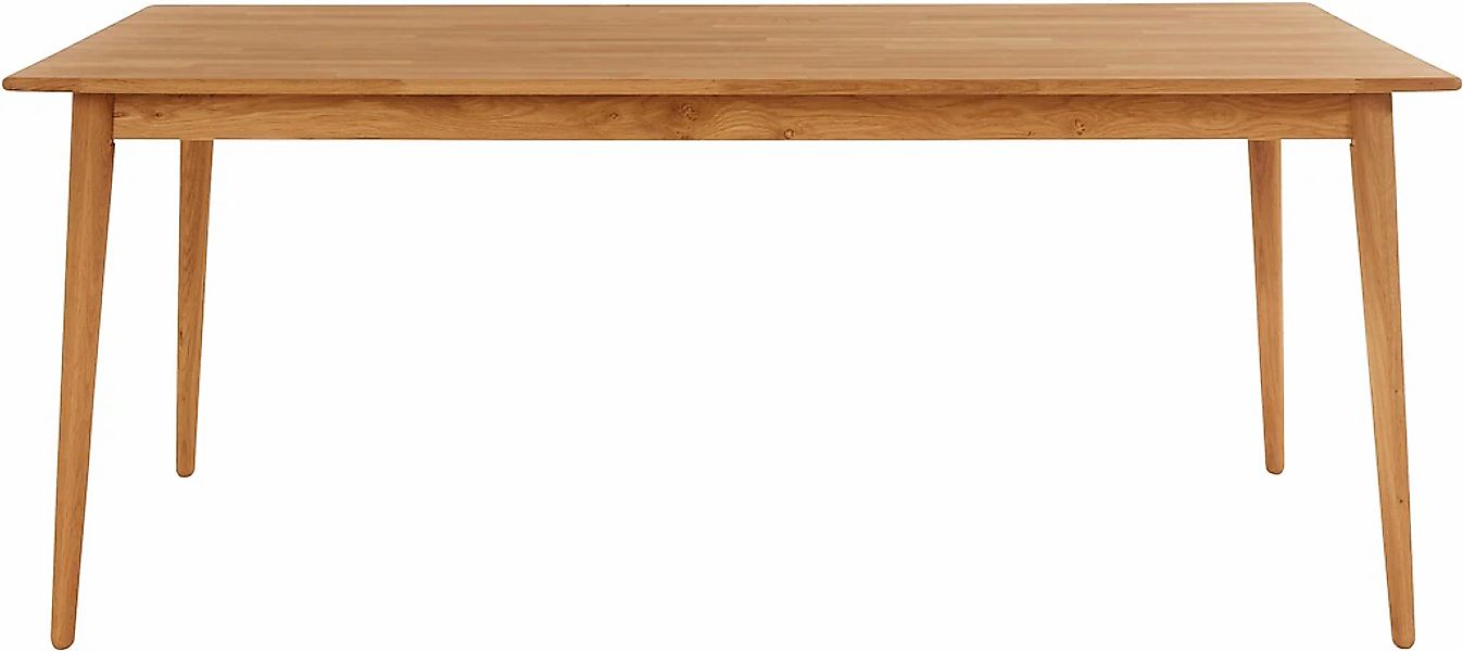 OTTO home Esstisch "Toarp" Massivholz Eiche Esszimmertisch im Scandi Look, günstig online kaufen