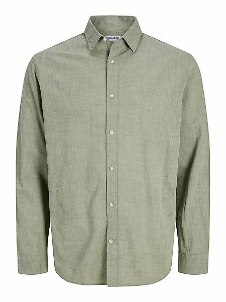 Jack & Jones Langarmhemd "JJESUMMER LINEN BLEND SHIRT L/S SN" Baumwollmisch günstig online kaufen