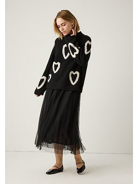 MORE&MORE A-Linien-Rock Schlupfrock midi, plissiert günstig online kaufen