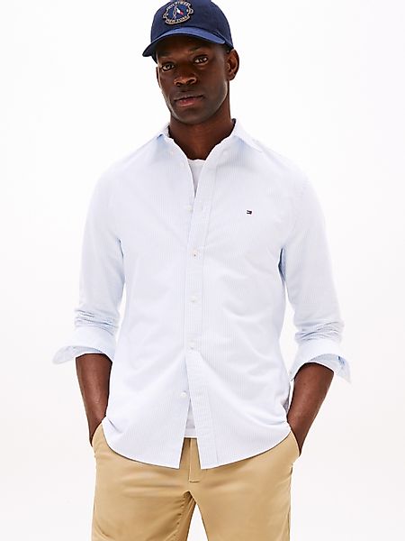 Tommy Hilfiger Langarmhemd HERITAGE OXFORD STRIPE günstig online kaufen