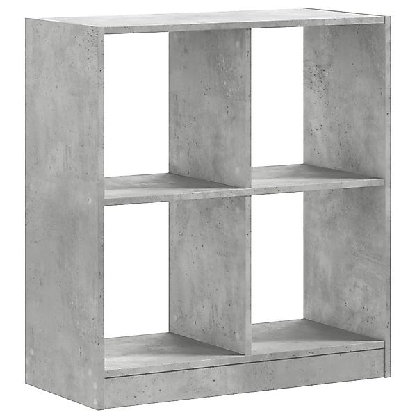vidaXL Bücherregal Bücherregal Betongrau 68,5x32x75 cm günstig online kaufen