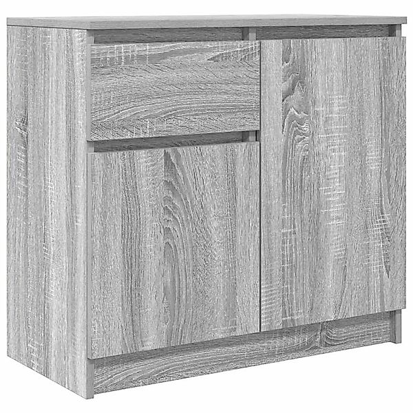 vidaXL Sideboard mit Schublade Grau Sonoma 71x35x65 cm Holzwerkstoff 861603 günstig online kaufen