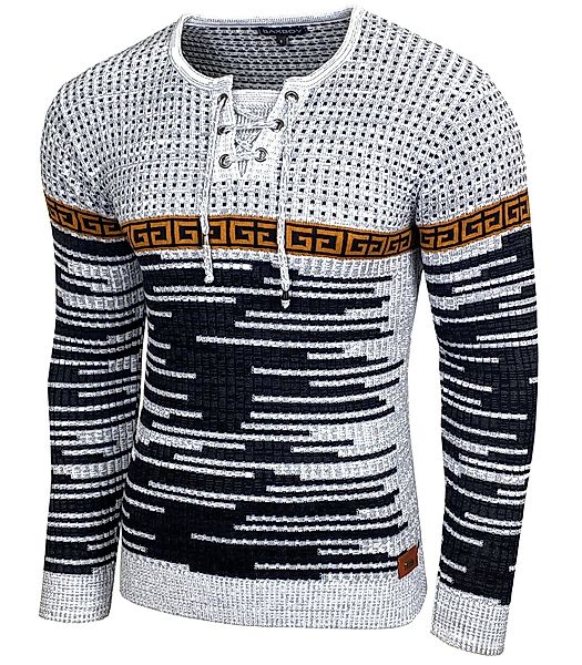Baxboy Strickpullover BAXBOY Herren stylischer Rundhals günstig online kaufen