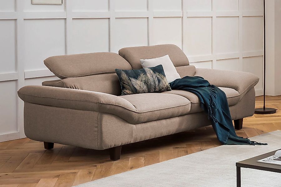Home affaire 2-Sitzer "Pilot" Big-Sofa mit Kopfteilverstellung günstig online kaufen