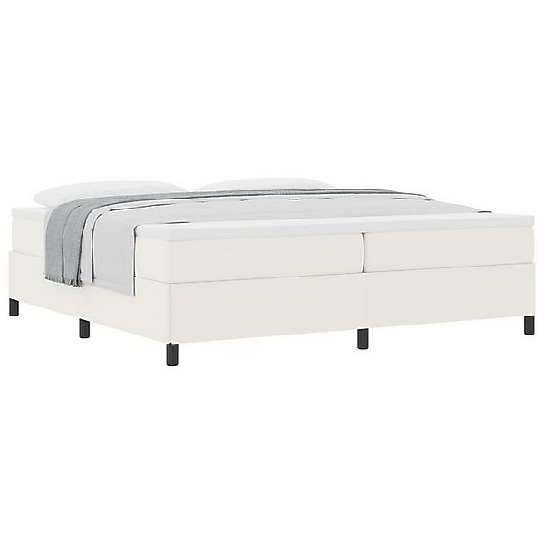 vidaXL Bett Bettgestell Creme 200x200 cm Cord-Stoff (1-tlg) günstig online kaufen