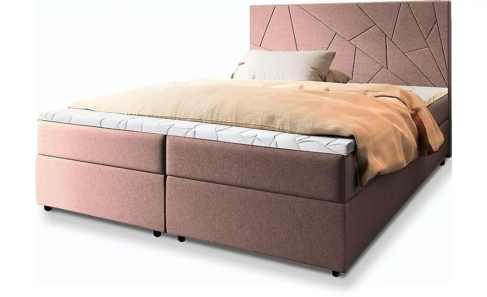 MASSENO Boxbett mit Bettkasten Mado ¦ rosa/pink ¦ Maße (cm): B: 140 H: 98 B günstig online kaufen
