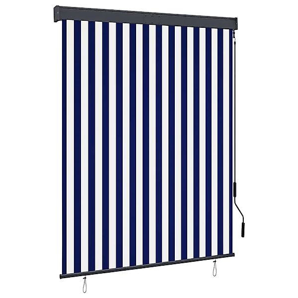 vidaXL Außenrollo 140x250 cm Blau und Weiß 145967 günstig online kaufen