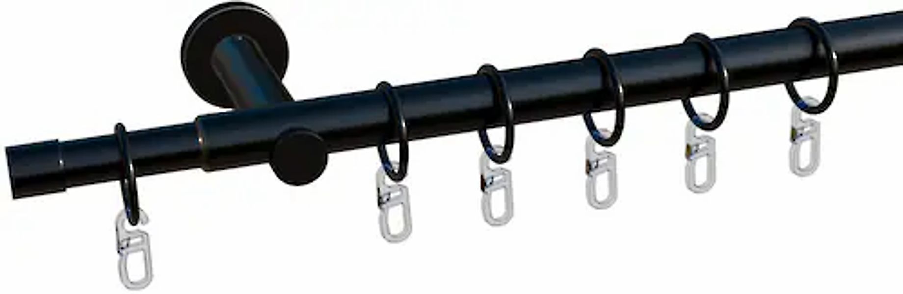 OTTO home Gardinenstange »Kappe« 1 läufig-läufig ausziehbar ausziehbar von günstig online kaufen