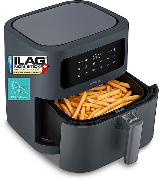 Medion Heißluftfritteuse "MD 11740 E40 XL" 2000 W günstig online kaufen