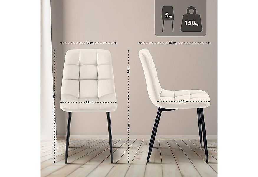 CLP Esszimmerstuhl Tilde (2er Set, 2 St), mit Rückenlehne, bis 150 kg günstig online kaufen