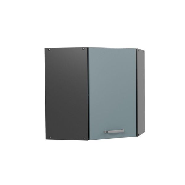 Vicco Eckhängeschrank R-Line, Blau-Grau/Anthrazit, 57 cm günstig online kaufen