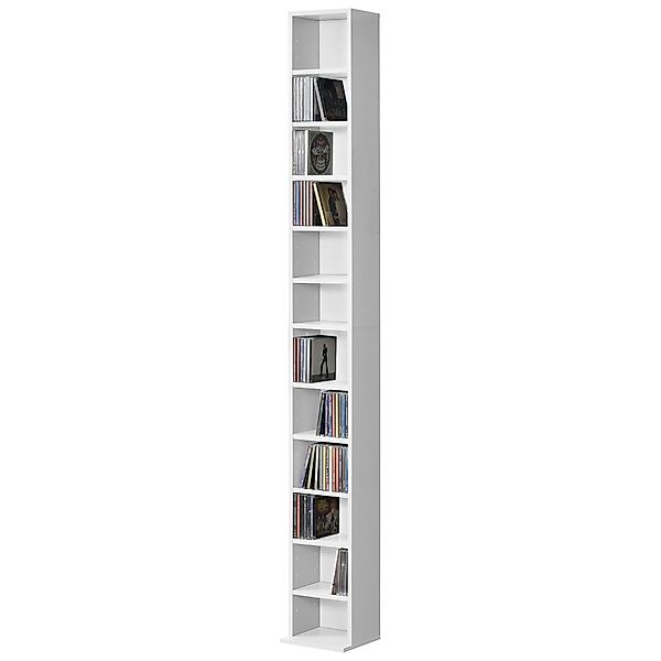 en.casa CD-Regal, »Tynset« 175x20x20 cm Standregal günstig online kaufen