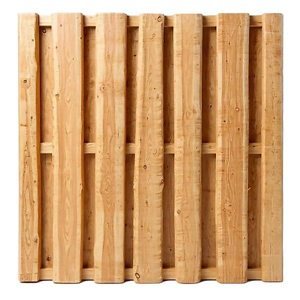 GartenLand Holz Zaun Bonanza Bretterzaun ca. 180x180cm Lärche Natur Ohne Pf günstig online kaufen