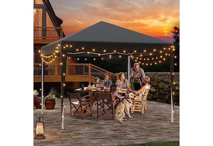 HOMALL Faltpavillon Faltbares Gartenzelt Gazebo 2*2/3*3 UV-Schutz 50+ Party günstig online kaufen