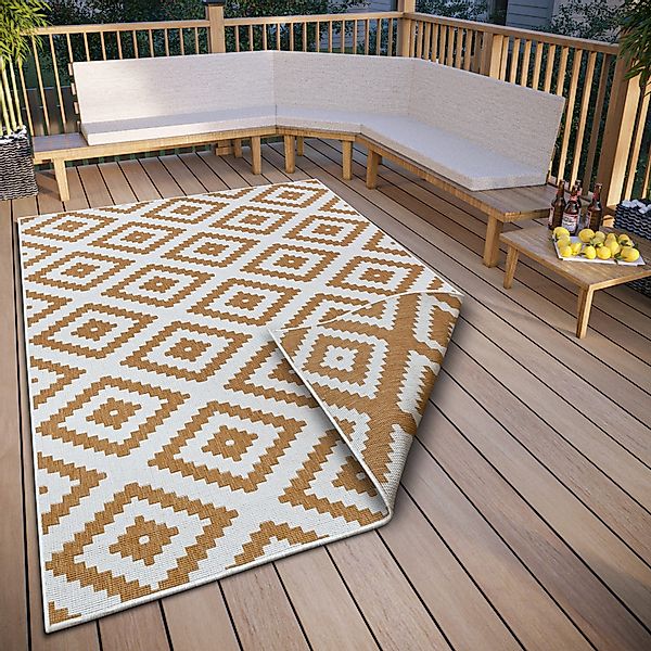 HANSE Home Teppich "Malta Wendeteppich" rechteckig 5 Höhe In-& Outdoor, Wet günstig online kaufen