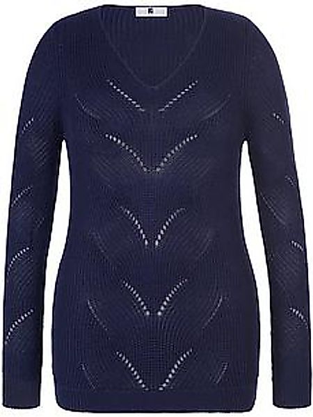 V-Pullover Emilia Lay blau günstig online kaufen