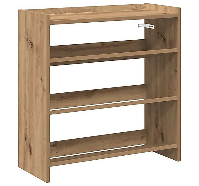 vidaXL Schuhregal Schuhregal Artisan-Eiche 60x25x62 cm Holzwerkstoff, 1-tlg günstig online kaufen