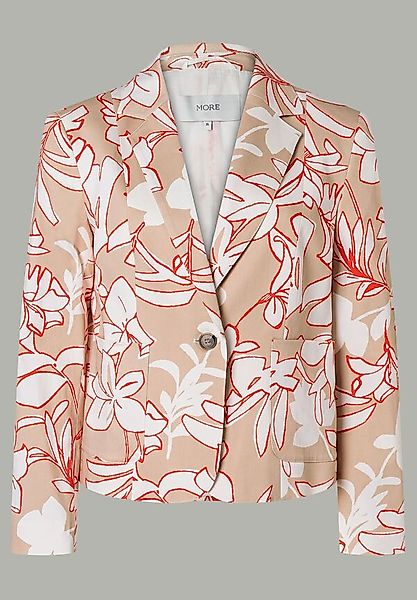 Blazer, Flower-Dessin, MORE günstig online kaufen