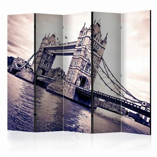artgeist Paravent Tower Bridge II [Room Dividers] sand Gr. 225 x 172 günstig online kaufen