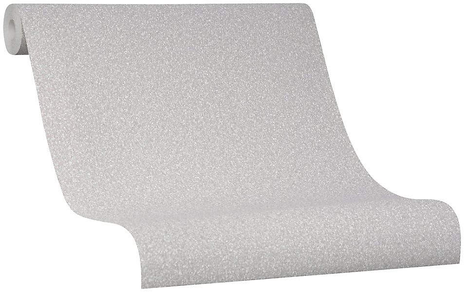 Marburg Vliestapete Struktur Glimmernd Weiß-Grau 10,05 m x 0,53 m FSC® günstig online kaufen
