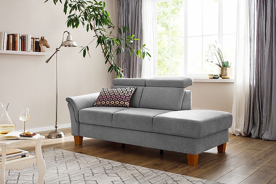 Home affaire Recamiere "Conville" incl. Kopfteilverstellung, Federkern, wah günstig online kaufen