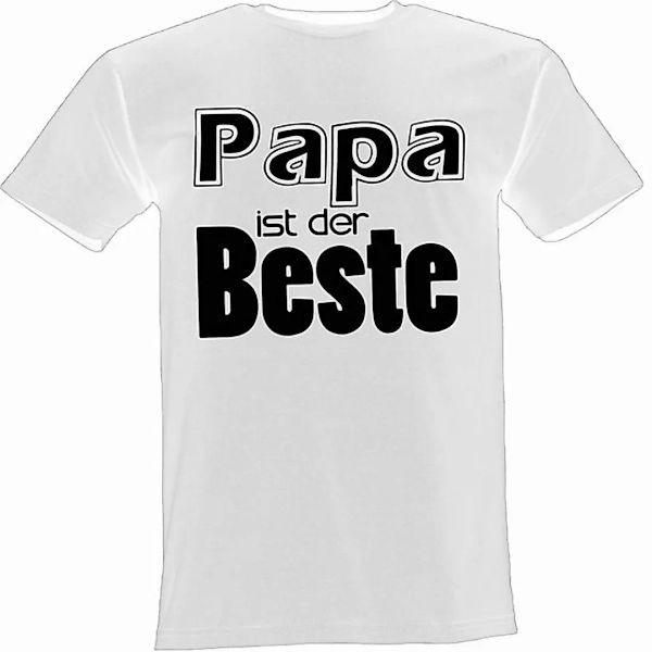 Lustige & Witzige T-Shirts T-Shirt T-Shirt Papa ist der Beste Fun-Shirt Par günstig online kaufen