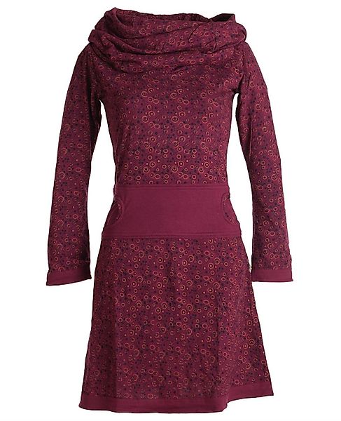 Vishes Jerseykleid Bedrucktes Kleid aus Baumwolle günstig online kaufen