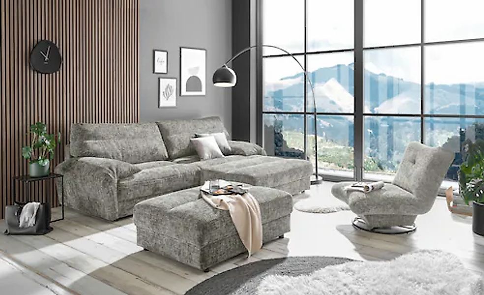 ED EXCITING DESIGN Ecksofa »Princeton L-Form« günstig online kaufen