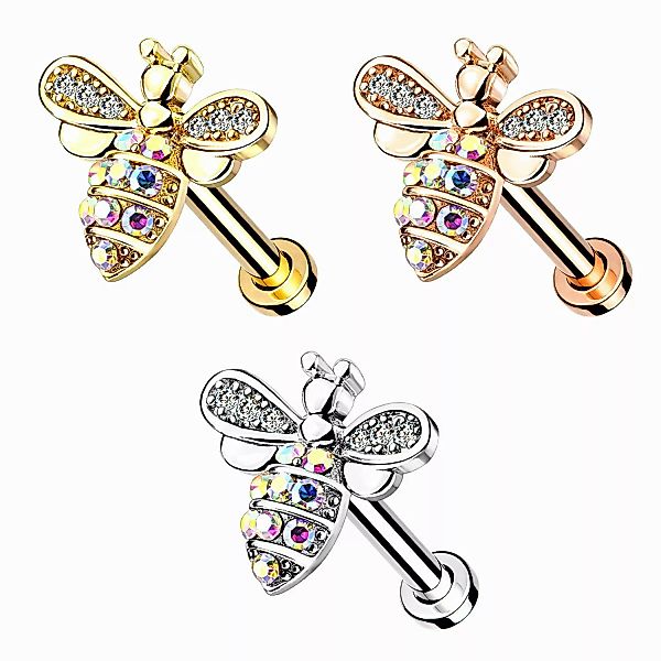 Taffstyle Piercing-Set Ohr Tragus Knorpel Labret günstig online kaufen