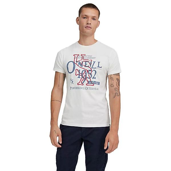 O´neill Crafted Kurzärmeliges T-shirt L Powder White günstig online kaufen