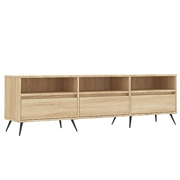 furnicato TV-Schrank Sonoma-Eiche 150x30x44,5 cm Holzwerkstoff (1-St) günstig online kaufen