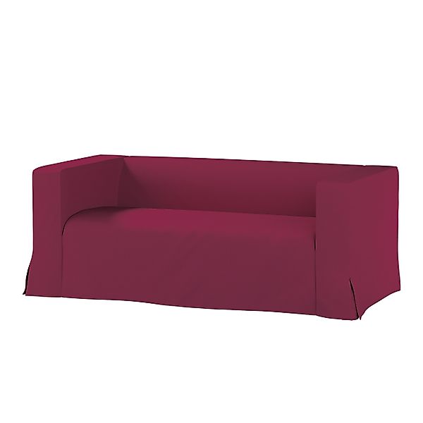 Bezug für Klippan 2-Sitzer Sofa, lang mit Kellerfalte, pflaume , Klippan 2- günstig online kaufen