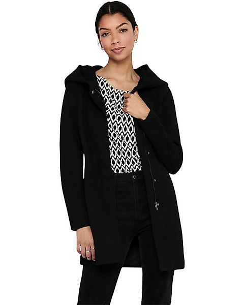 ONLY Kurzmantel herbstliche Jacke mit kuscheliger Kapuze günstig online kaufen