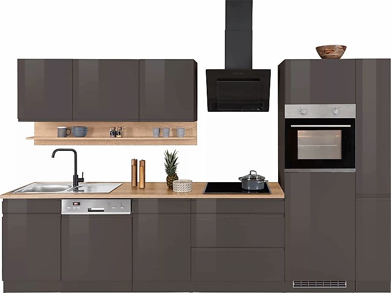 KOCHSTATION Küchenzeile "KS-Virginia", Breite 330 cm, mit E-Geräten günstig online kaufen