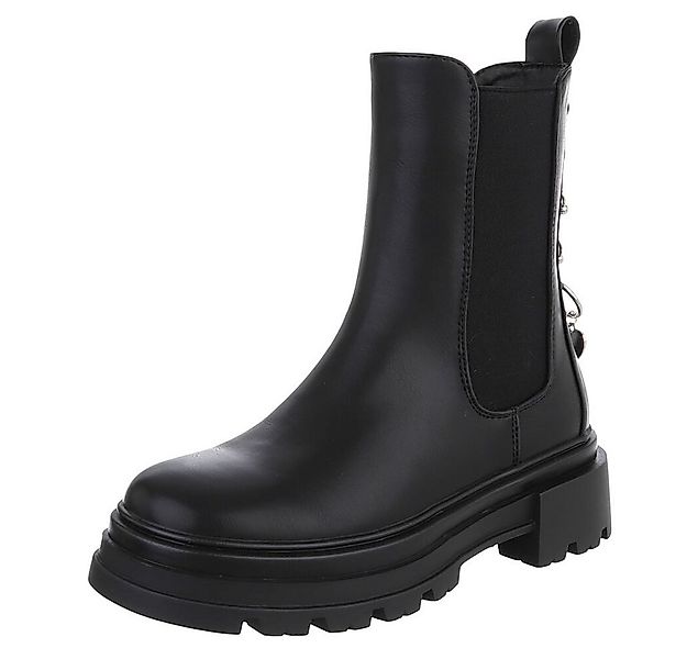 Ital-Design Trendiger Chelsea Boot für Damen – Bequem und Stylisch Plateaus günstig online kaufen