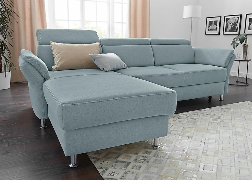 sit&more Ecksofa "Avignon L-Form" Kopfteilverstellung, wahlweise mit Bettfu günstig online kaufen