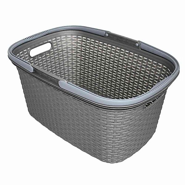 Rival Wäschekorb Wäschekorb Rattan-Design, 32 Liter, günstig online kaufen