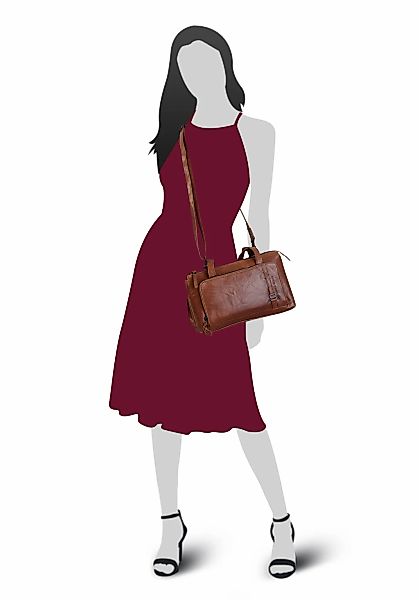 Spikes & Sparrow Henkeltasche, echt Leder günstig online kaufen